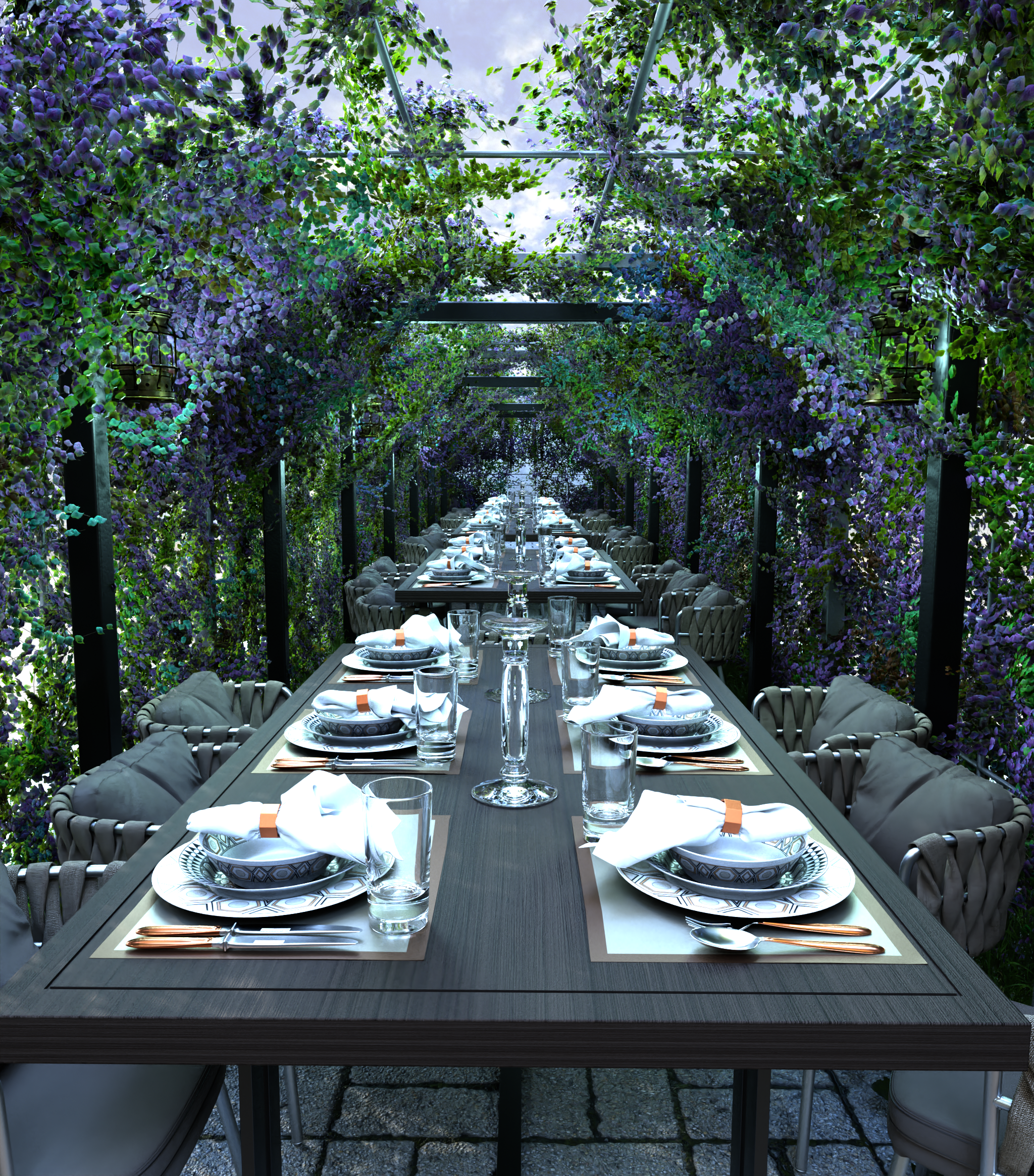 Restourant in Garden